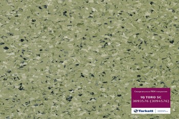 Covor PVC verde TARKETT omogen conductiv IQ TORO 576