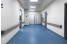 Linoleum - Covor PVC omogen albastru antibacterian de trafic intens NORMA TARKETT