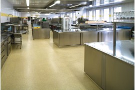 Linoleum Covor PVC Alb Medical de Trafic Intens Omogen IQ Optima 862 Tarkett